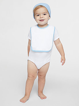 Infant Contrast Jersey Bib 1
