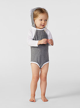 Infant Lng Slv Bodysuit W Ears 1