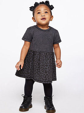 Infant Girls Fine Jersey Dress 1