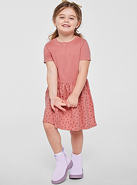 TODDLER FINE JERSEY DRESS 1