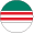 Kelly/White/Red-White Stripe