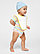 Infant Contrast Terry Bib 1 MODEL-SIDE