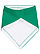 Infant Jersey Bandana Bib Kelly/White 1
