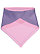 Infant Jersey Bandana Bib Lavender/Pink 1