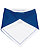 Infant Jersey Bandana Bib Royal/White 1