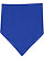 Infant Jersey Bandana Bib Royal/White 1 Back