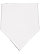 Infant Jersey Bandana Bib White/Black 1 Back