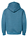 Youth Pullover Fleece Hoodie Bermuda Blackout Ghosted Back View