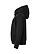 Youth Pullover Fleece Hoodie Black Ghosted Side View
