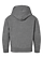 Youth Pullover Fleece Hoodie Granite Heather Ghosted Back View