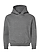 Youth Pullover Fleece Hoodie Granite Heather Ghosted Front View