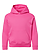 Youth Pullover Fleece Hoodie Raspberry Ghosted Front View