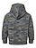 Youth Pullover Fleece Hoodie Vintage Camo Ghosted Back View
