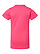 Youth Girls' Jersey T-Shirt Hot Pink Ghosted Back View