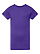 Youth Girls' Jersey T-Shirt Purple Ghosted Front View