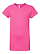 Youth Girls' Jersey T-Shirt Raspberry Ghosted Front View