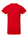 Youth Girls' Jersey T-Shirt Red Ghosted Back View