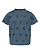 Toddler Five Star T-Shirt Denim Star Ghosted Front View