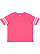 Toddler Football T-Shirt Vintage Hot Pink/Blended White 1
