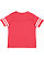 Toddler Football T-Shirt Vintage Red/Blended White 1 Back