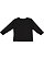 Toddler Long Slv Cotton Shirt Black 1 Back
