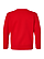 Toddler Fleece Sweatshirt Red Ghosted Back View