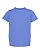 Toddler Fine Jersey T-Shirt Carolina Blue Ghosted Front View