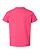 Toddler Fine Jersey T-Shirt Hot Pink Ghosted Back View