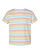 Toddler Fine Jersey T-Shirt Rainbow Stripe Ghosted Front View