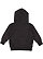 Toddler Pullover Fleece Hoodie Black Leopard 1 Back