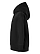 Toddler Pullover Fleece Hoodie Black Ghosted Side View