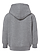 Toddler Pullover Fleece Hoodie Granite Heather Ghosted Back View