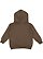Toddler Pullover Fleece Hoodie Military Green 1 Back