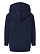 Toddler Pullover Fleece Hoodie Navy Ghosted Back View