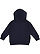 Toddler Pullover Fleece Hoodie Navy 1 Back