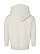 Toddler Pullover Fleece Hoodie Natural Heather Ghosted Back View