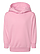 Toddler Pullover Fleece Hoodie Pink Ghosted Front View