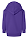 Toddler Pullover Fleece Hoodie Purple Ghosted Back View