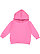 Toddler Pullover Fleece Hoodie Raspberry 1