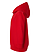 Toddler Pullover Fleece Hoodie Red Ghosted Side View
