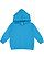 Toddler Pullover Fleece Hoodie Turquoise 1