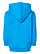 Toddler Pullover Fleece Hoodie Turquoise Ghosted Back View