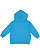 Toddler Pullover Fleece Hoodie Turquoise 1 Back