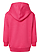 Toddler Pullover Fleece Hoodie Vintage Hot Pink Ghosted Back View