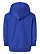 Toddler Pullover Fleece Hoodie Vintage Royal Ghosted Back View