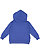 Toddler Pullover Fleece Hoodie Vintage Royal 1 Back