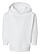 Toddler Pullover Fleece Hoodie White Ghosted Front View