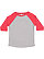Toddler Baseball T-Shirt Vintage Heather/Vintage Red 1