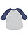 Toddler Baseball T-Shirt VN Heather/VN True Navy 1 Back