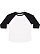 Toddler Baseball T-Shirt White/Black 1